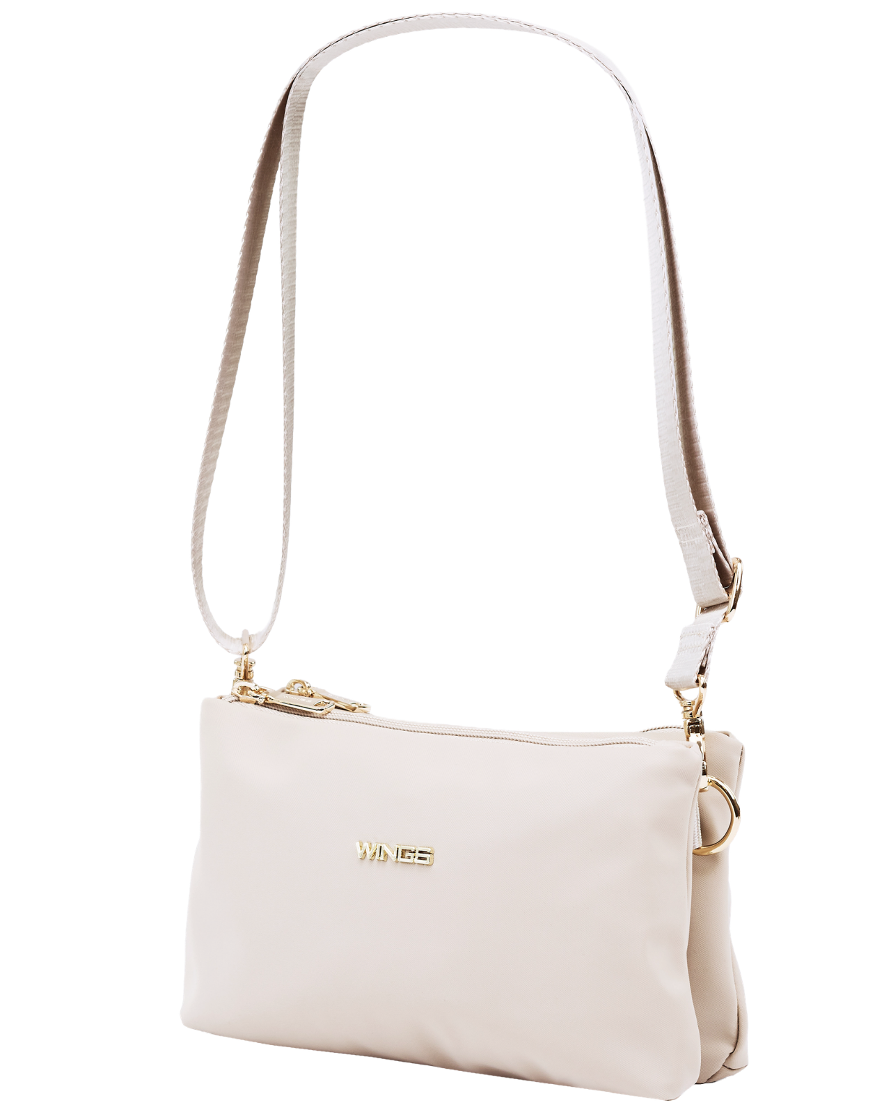 Torebka sportowa ROSELLA z funkcją kosmetyczki BEIGE ROSELLA COLLECTION