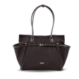 Torba shopper WINGS ROSELLA z odpinaną kosmetyczką i pasem na walizkę BLACK