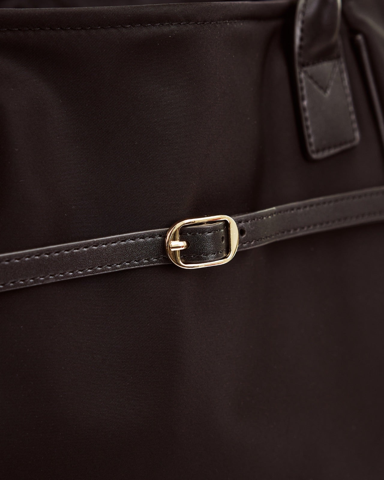 Torba shopper WINGS ROSELLA z odpinaną kosmetyczką i pasem na walizkę BLACK