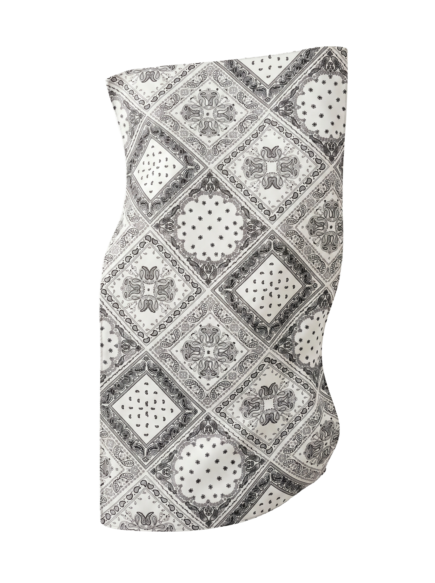 Chusta damska WINGS 180x90 cm wzór paisley bandana