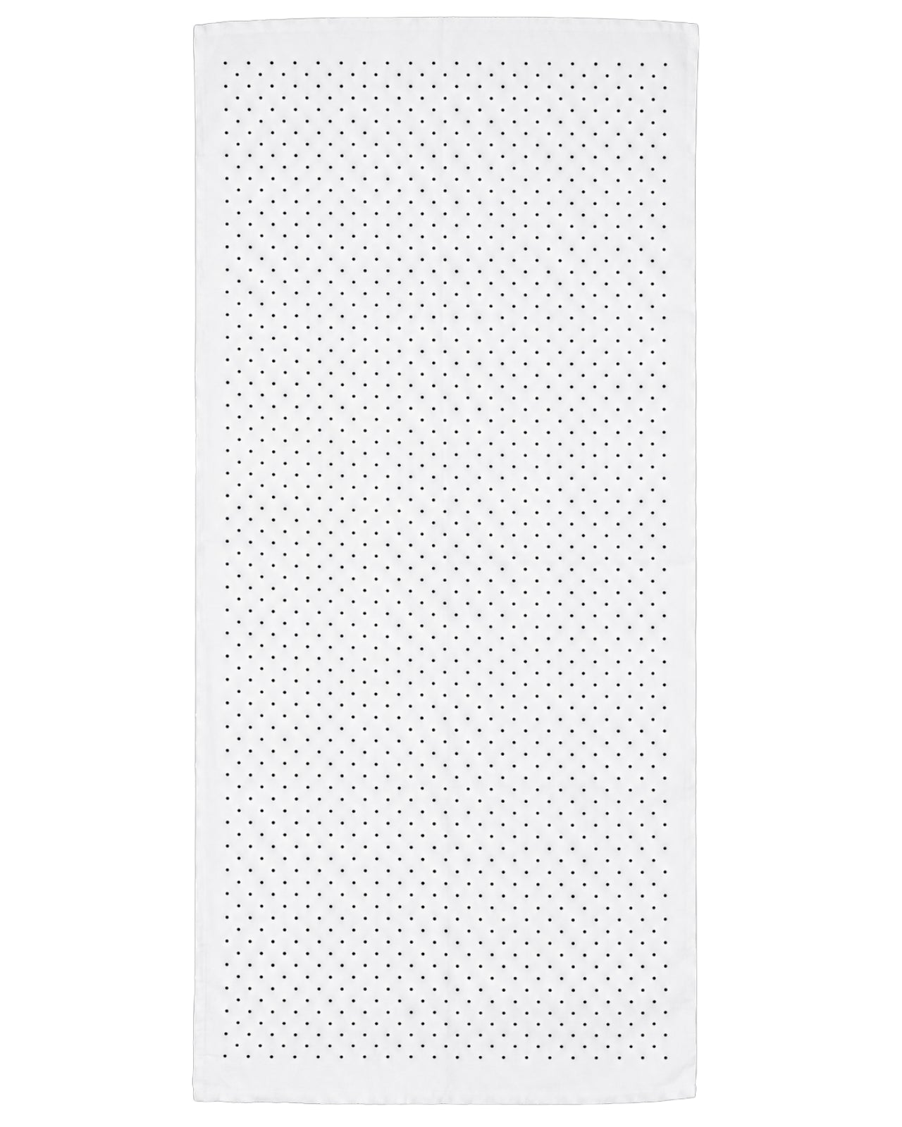 Chusta damska WINGS 180x90 cm czarno białe groszki