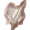 Apaszka damska WINGS beżowa 90x90 cm elegancki orientalny motyw