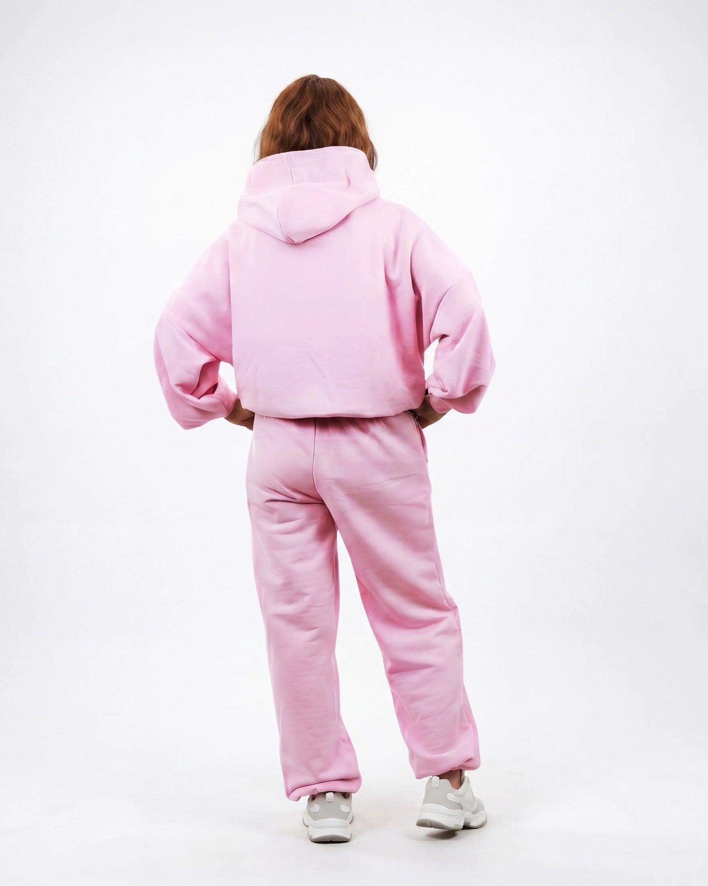 Komplet dresowy WINGS UNLEASH damski oversize bawełna PINK WINGS UNLEASH