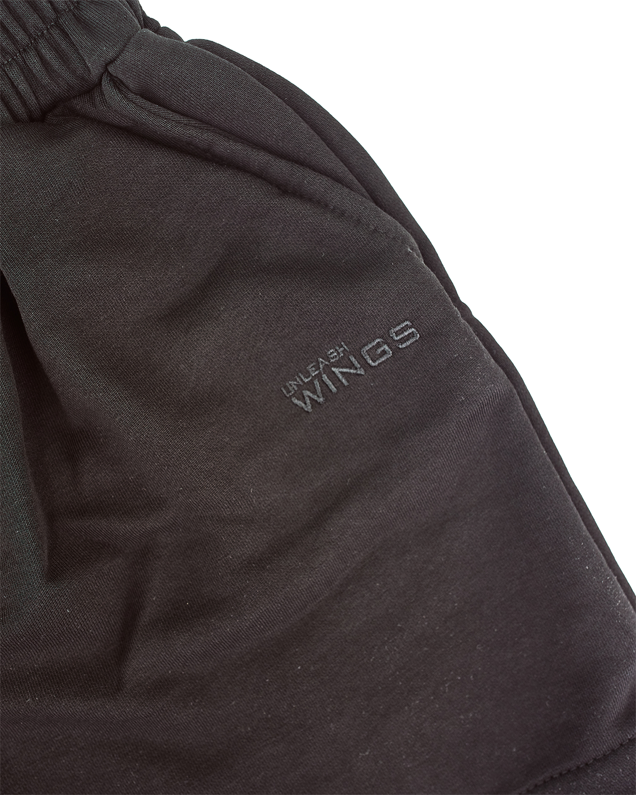 Damskie szorty dresowe UNLEASH WINGS BLACK