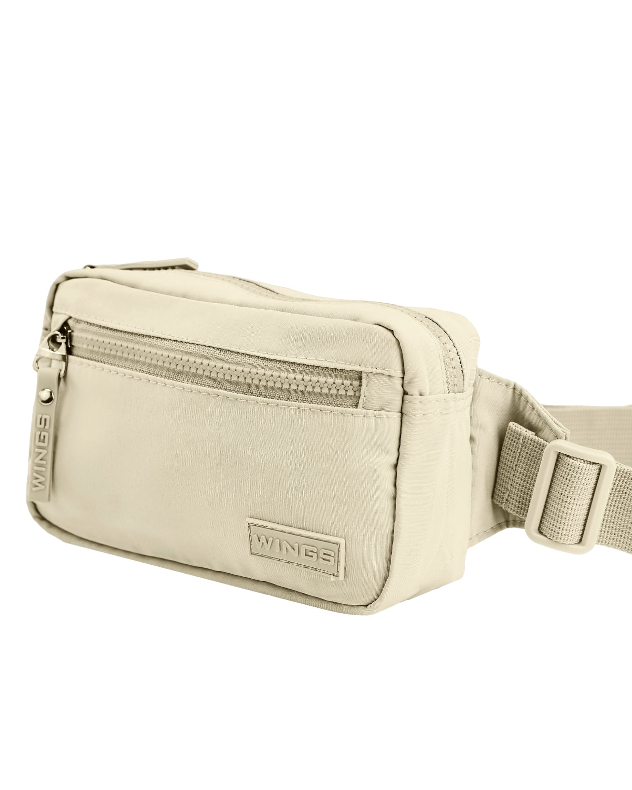 Nerka WINGS SOLENNE saszetka na pas miejska lekka BEIGE