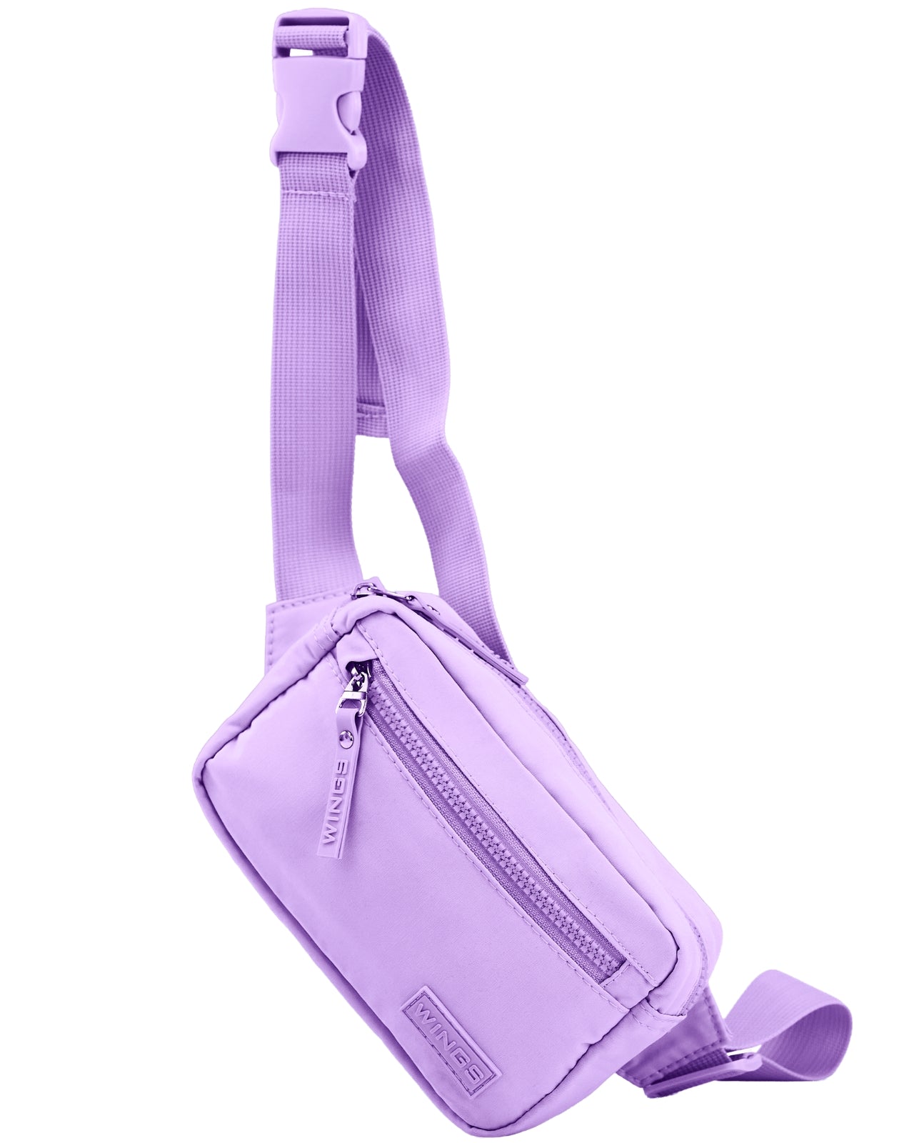 Nerka WINGS SOLENNE saszetka na pas miejska lekka PURPLE