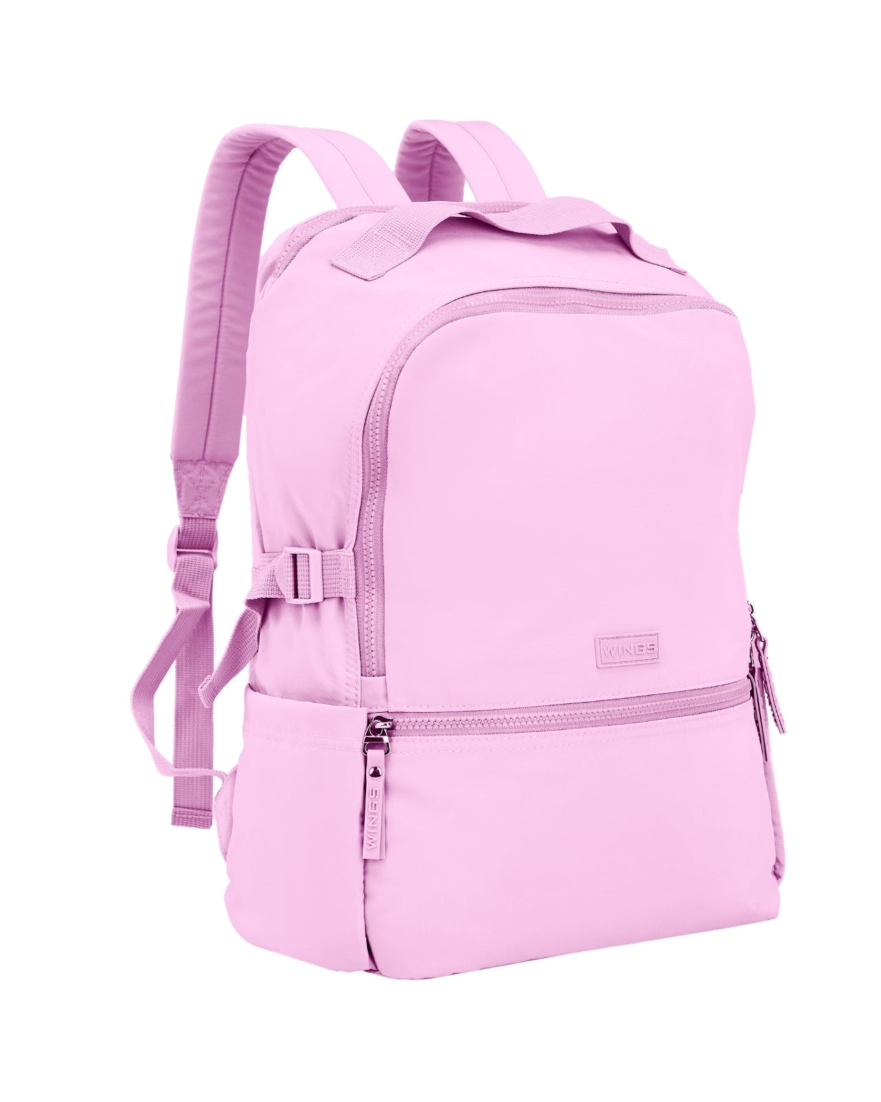 Plecak miejski WINGS 22L na laptop 17 cali do pracy uczelni oraz podróży PINK