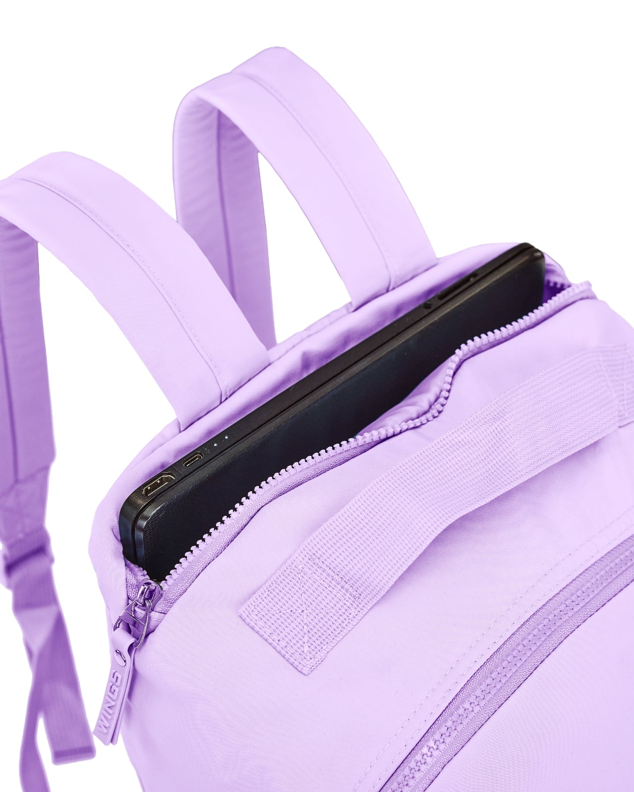 Plecak miejski WINGS 22L na laptop 17 cali do pracy uczelni oraz podróży PURPLE