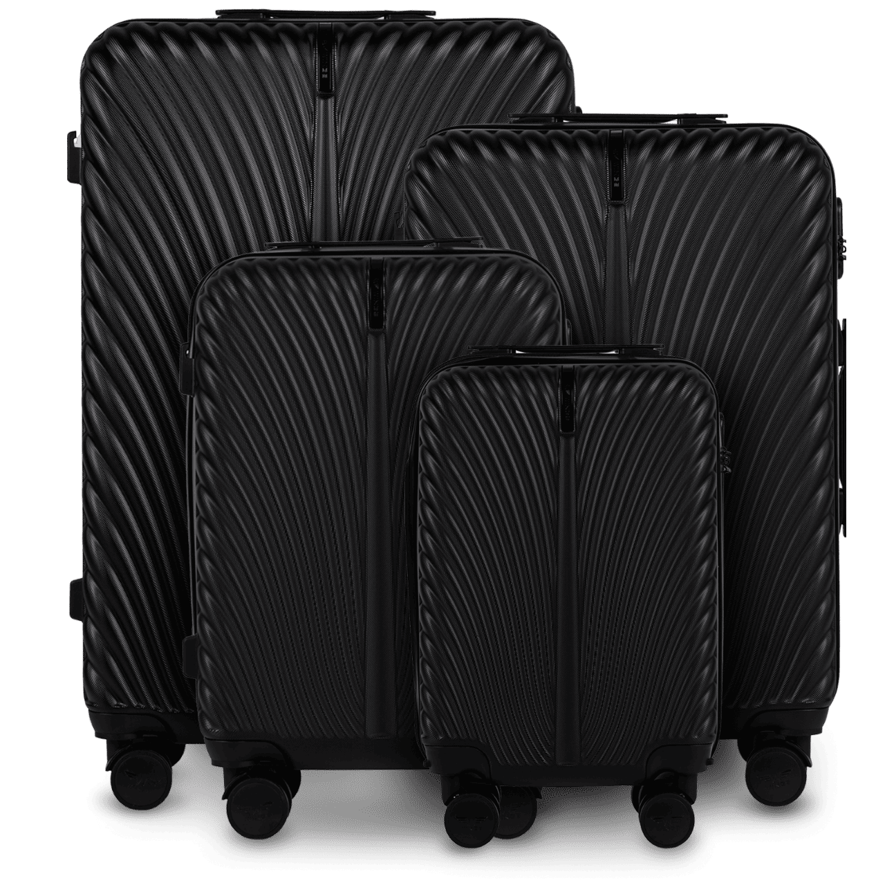 Komplet 4 WALIZEK Wings SWAN BLACK SWAN COLLECTION