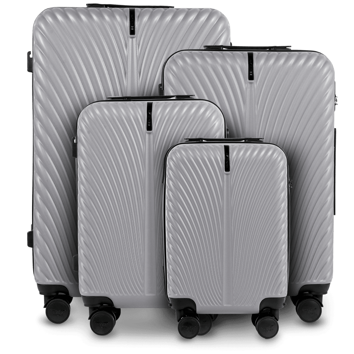 Komplet 4 WALIZEK Wings SWAN GREY SWAN COLLECTION