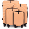 Komplet 4 WALIZEK Wings SWAN PEACH