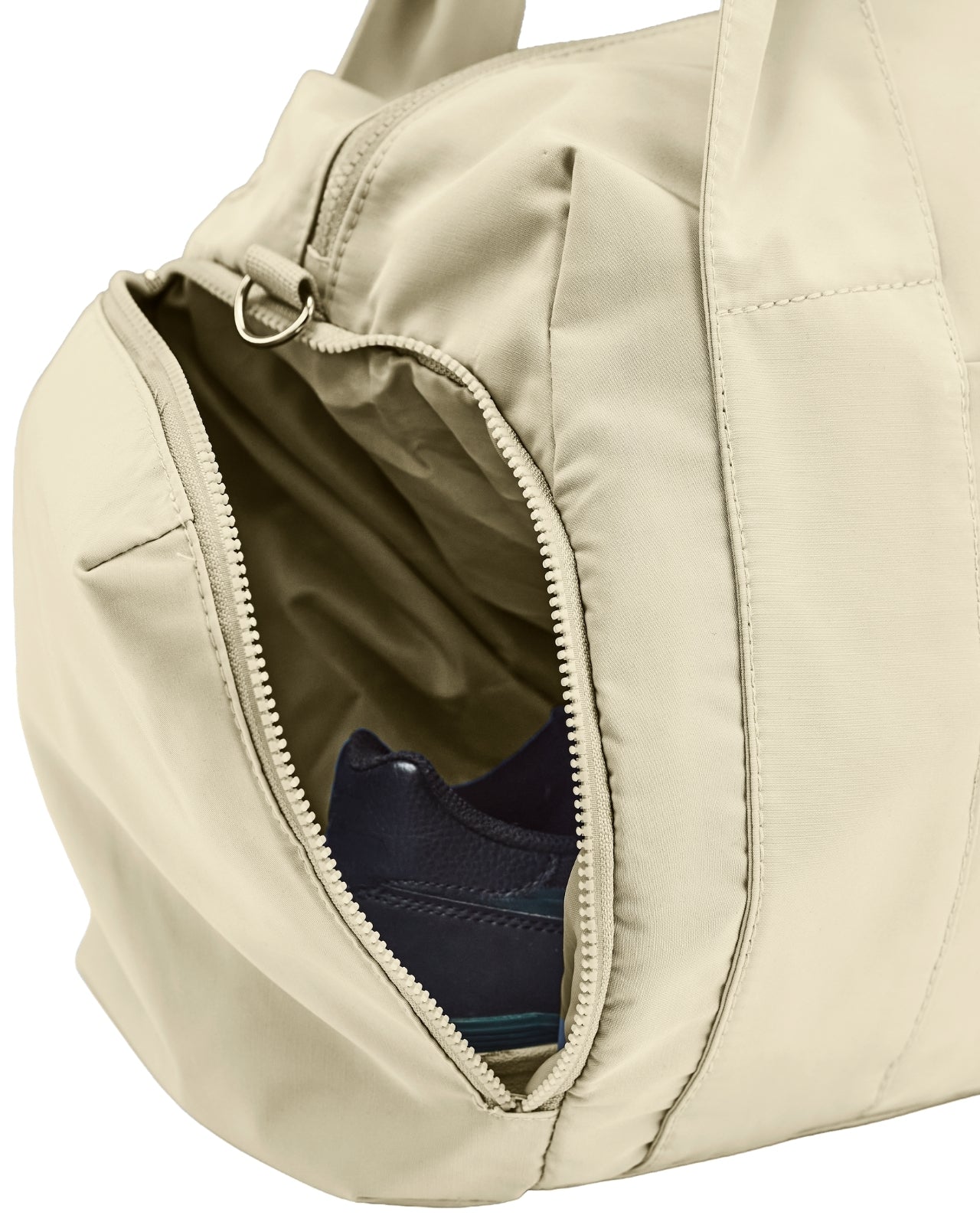 Torba sportowa WINGS SOLENNE z kieszenią na buty i pasem na walizkę BEIGE