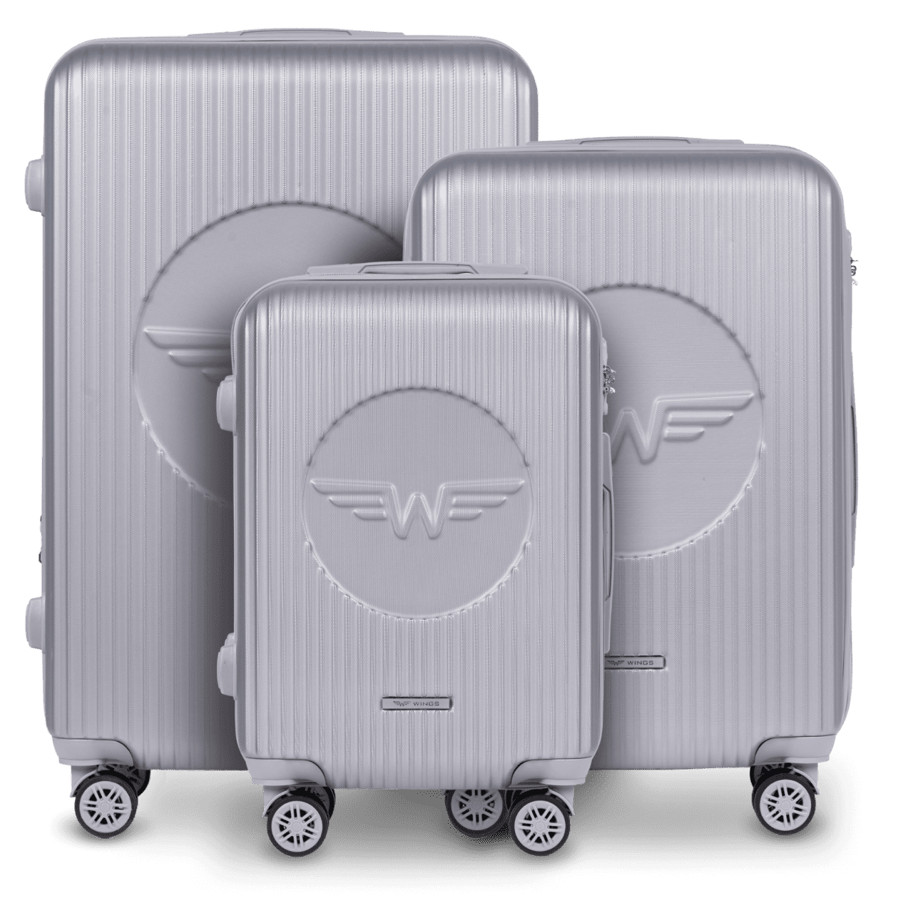Zestaw 3 Walizek Wings Swallow 3.0 SILVER SWALLOW COLLECTION