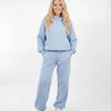 Komplet dresowy WINGS UNLEASH damski oversize bawełna PASTEL BLUE