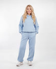 Komplet dresowy WINGS UNLEASH damski oversize bawełna PASTEL BLUE WINGS UNLEASH