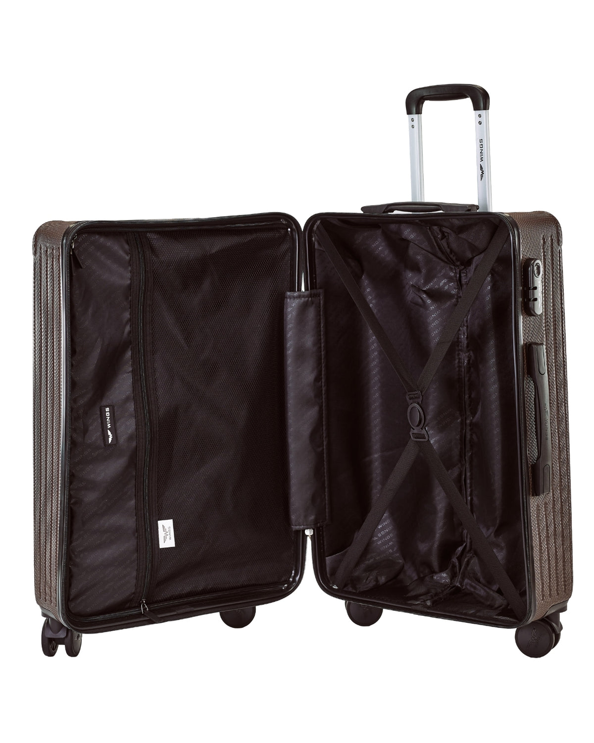 Walizka średnia WINGS WHIMBREL 24" BROWN