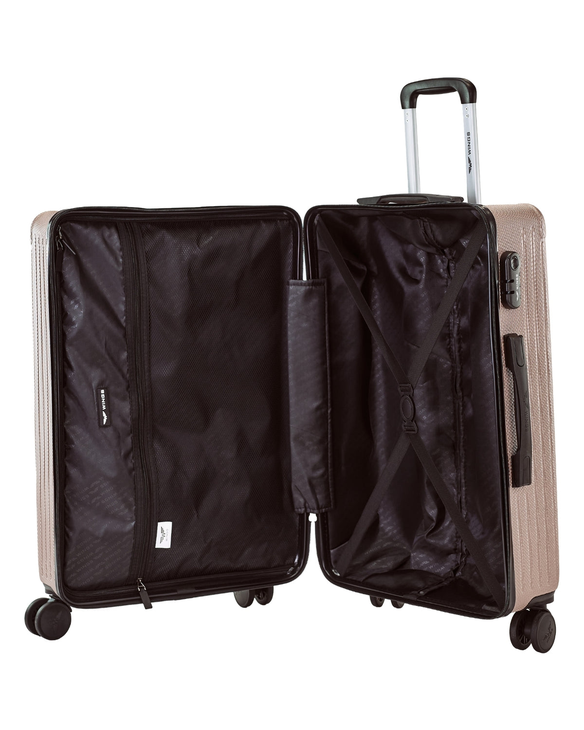 Zestaw 3 walizek WINGS WHIMBREL ROSE GOLD