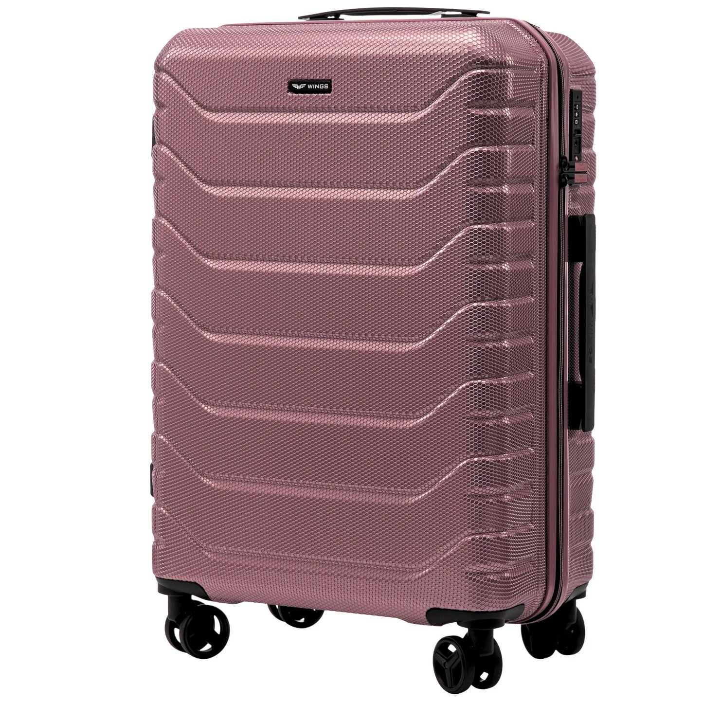 Zestaw 4 walizek Wings CRAKE S/M/L + Kuferek ROSE GOLD CRAKE COLLECTION
