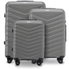 Zestaw 3 walizek Wings PHOENIX 2.0 polipropylen DARK GREY