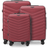 Zestaw 3 walizek Wings PHOENIX 2.0 polipropylen WINE RED