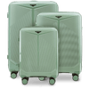 Komplet 3 walizek Wings COCKATIEL polipropylen ARMY GREEN
