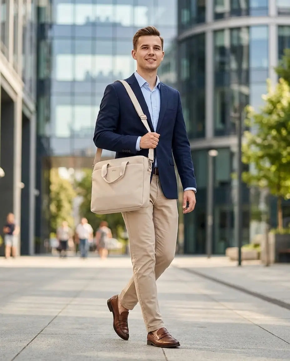 Torba na laptopa WINGS WILLOW 15,6 cala BEIGE