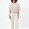 Koszulka damska oversize BEIGE