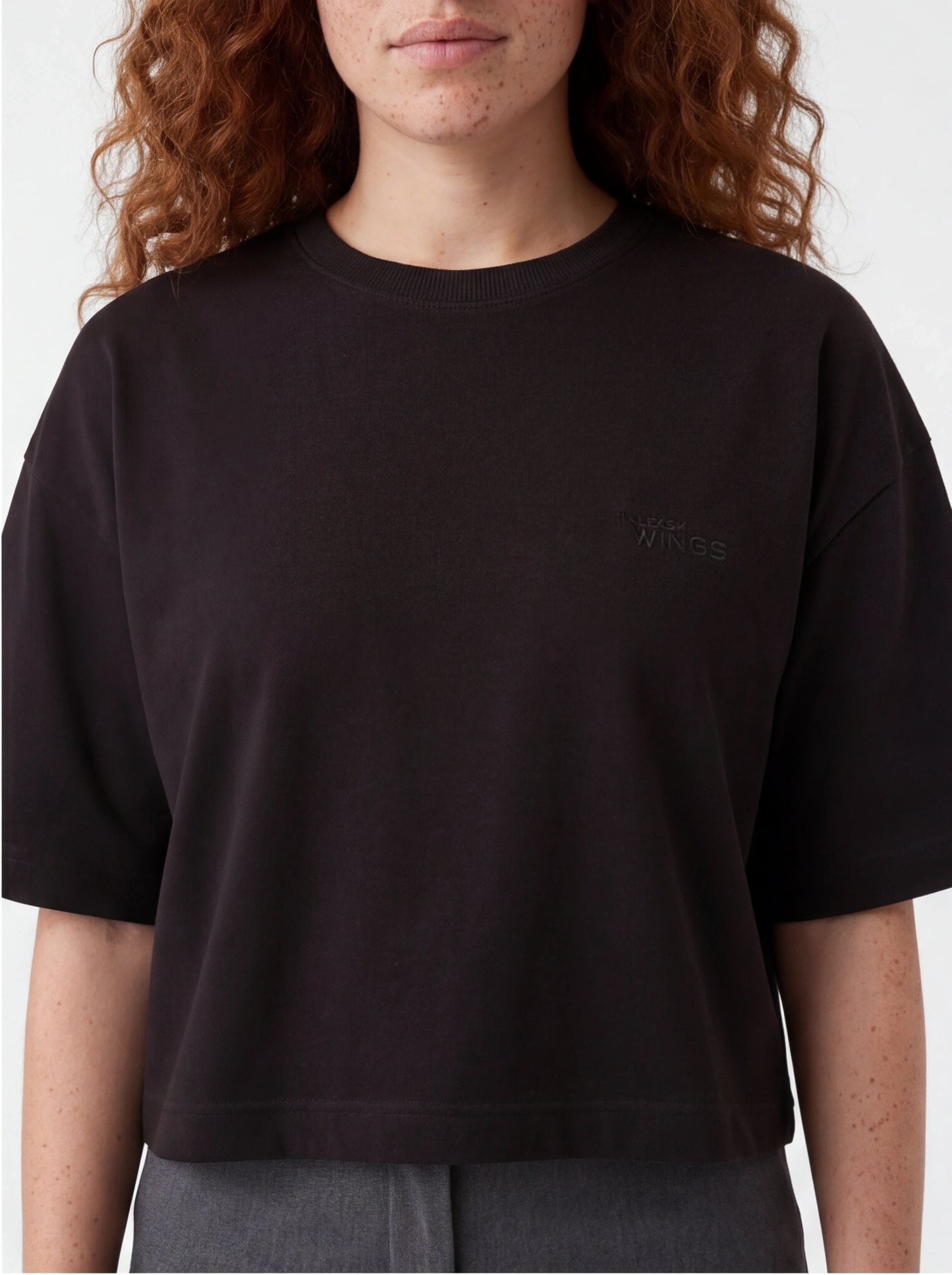 Koszulka damska oversize BLACK