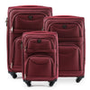 Zestaw 3 walizek Wings LARK DARK RED