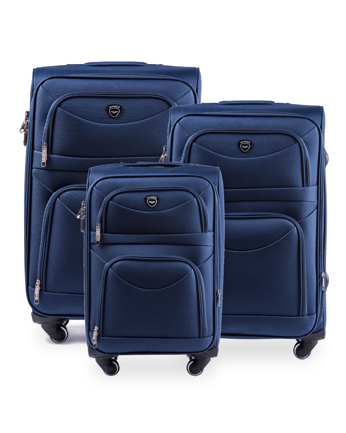 Zestaw 3 walizek Wings LARK BLUE