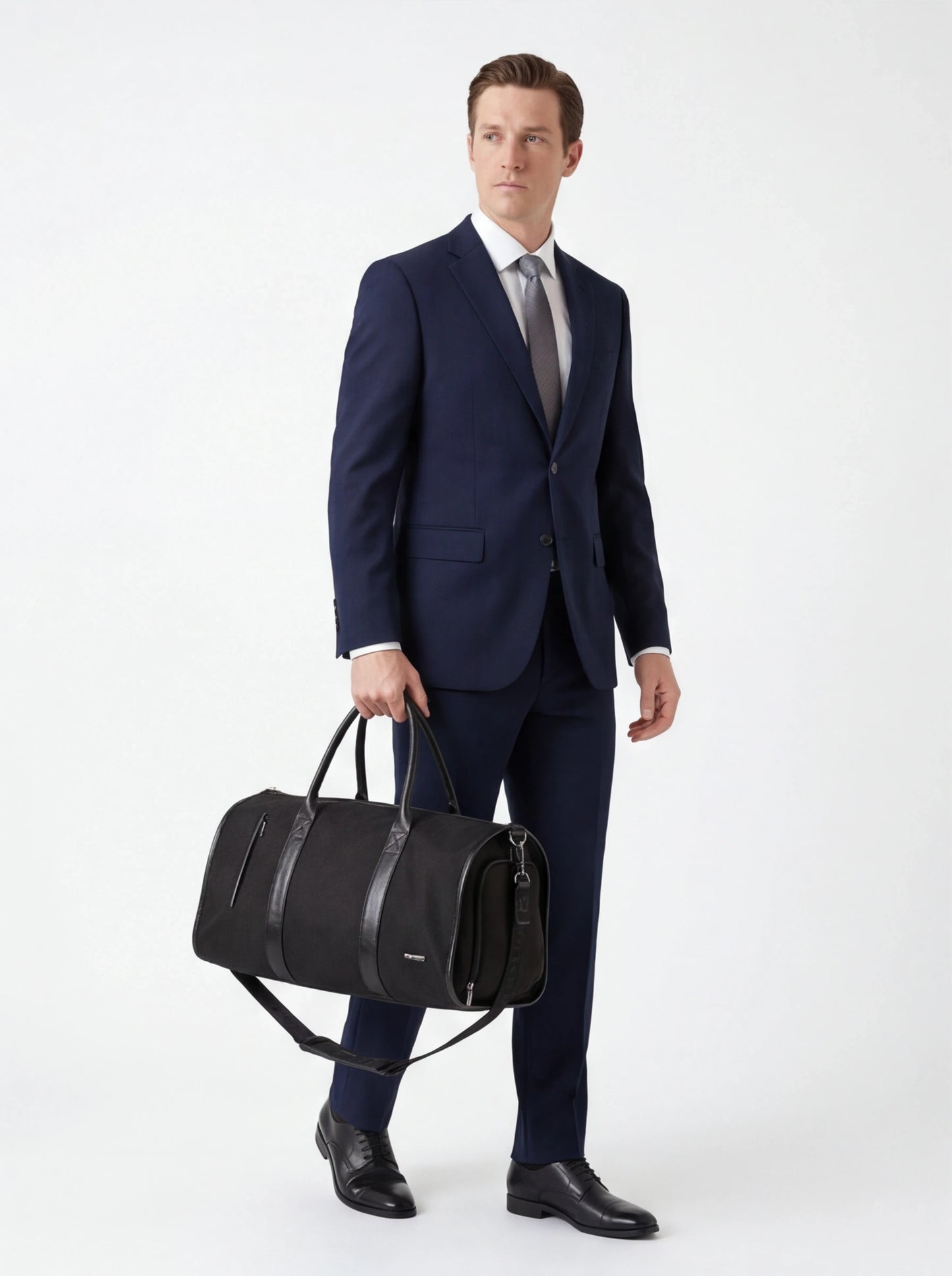 Elegancka torba na garnitur 2w1 WINGS BLACK
