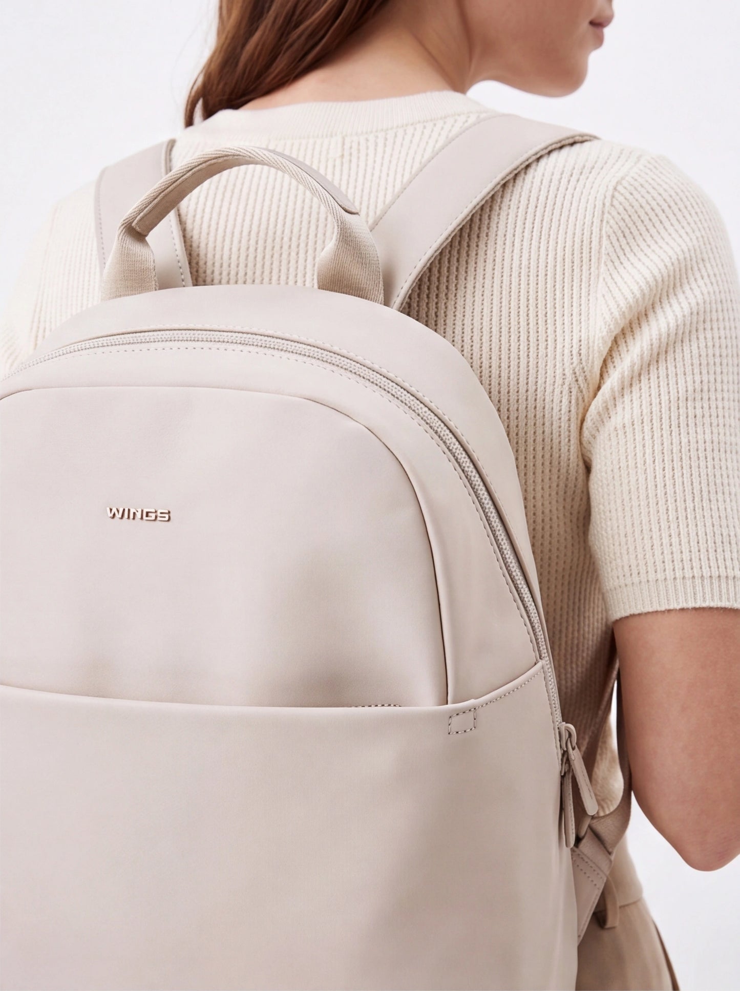 Plecak WINGS 12L do miasta i na co dzień BEIGE