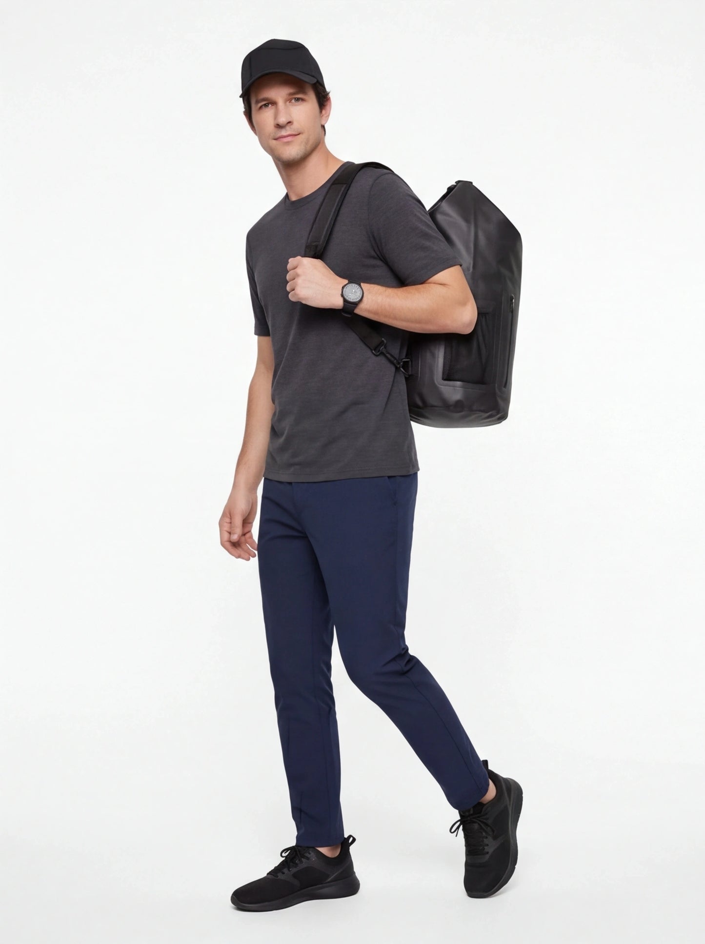 Dry Bag 22L z funkcją plecaka BLACK