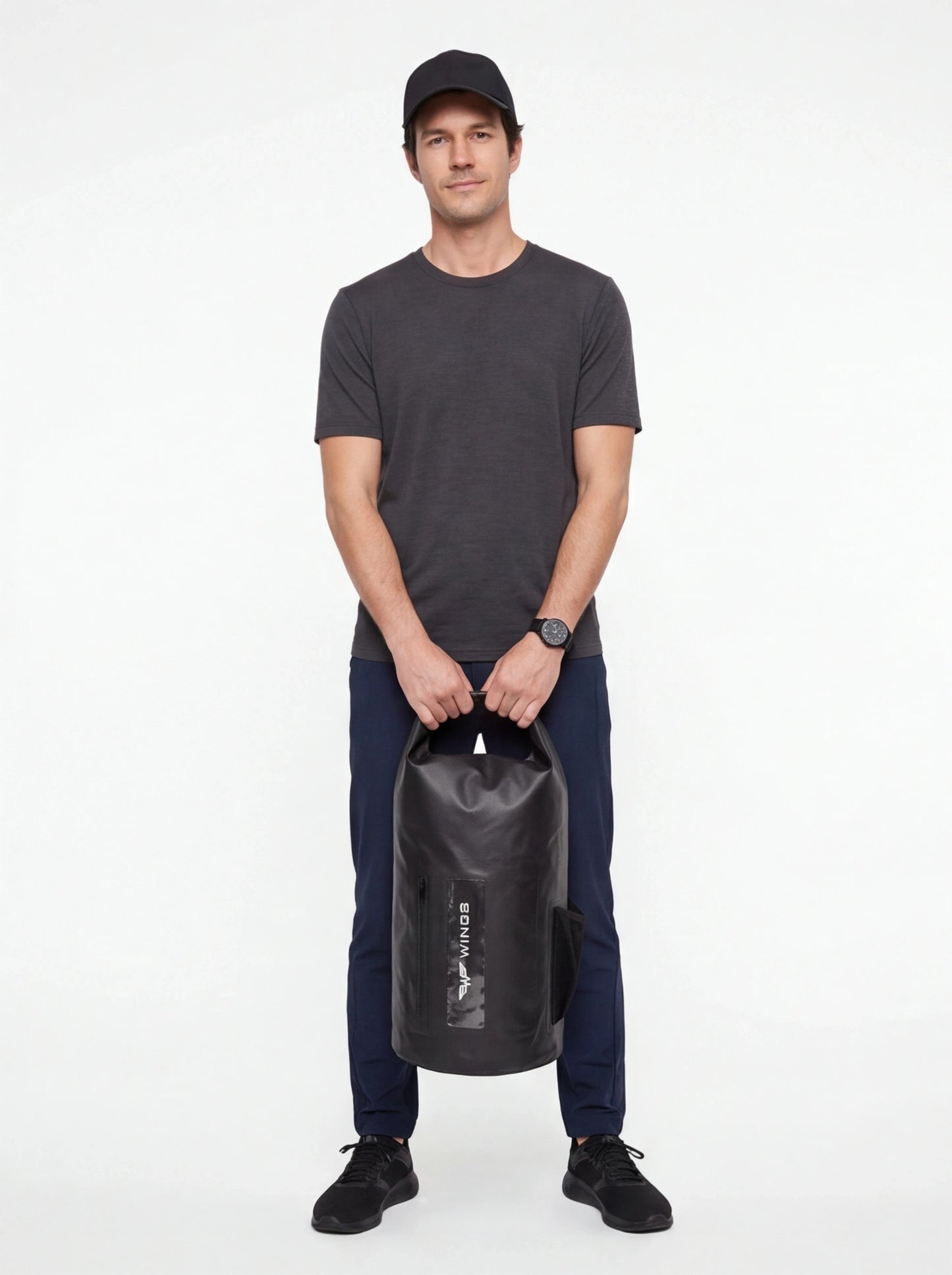 Dry Bag 22L z funkcją plecaka BLACK