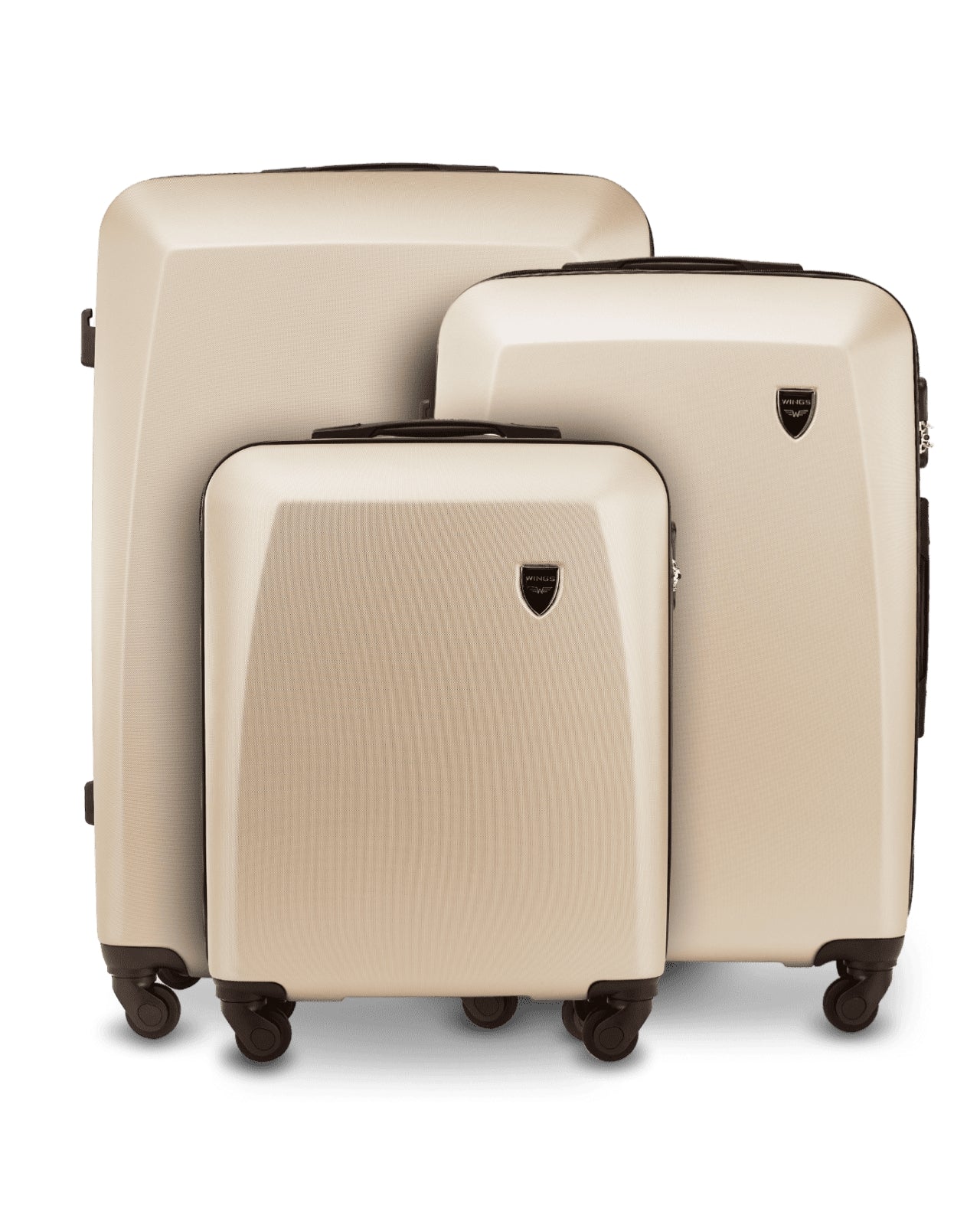 ZESTAW 3 WALIZEK WINGS PLOVER CHAMPAGNE PLOVER COLLECTION