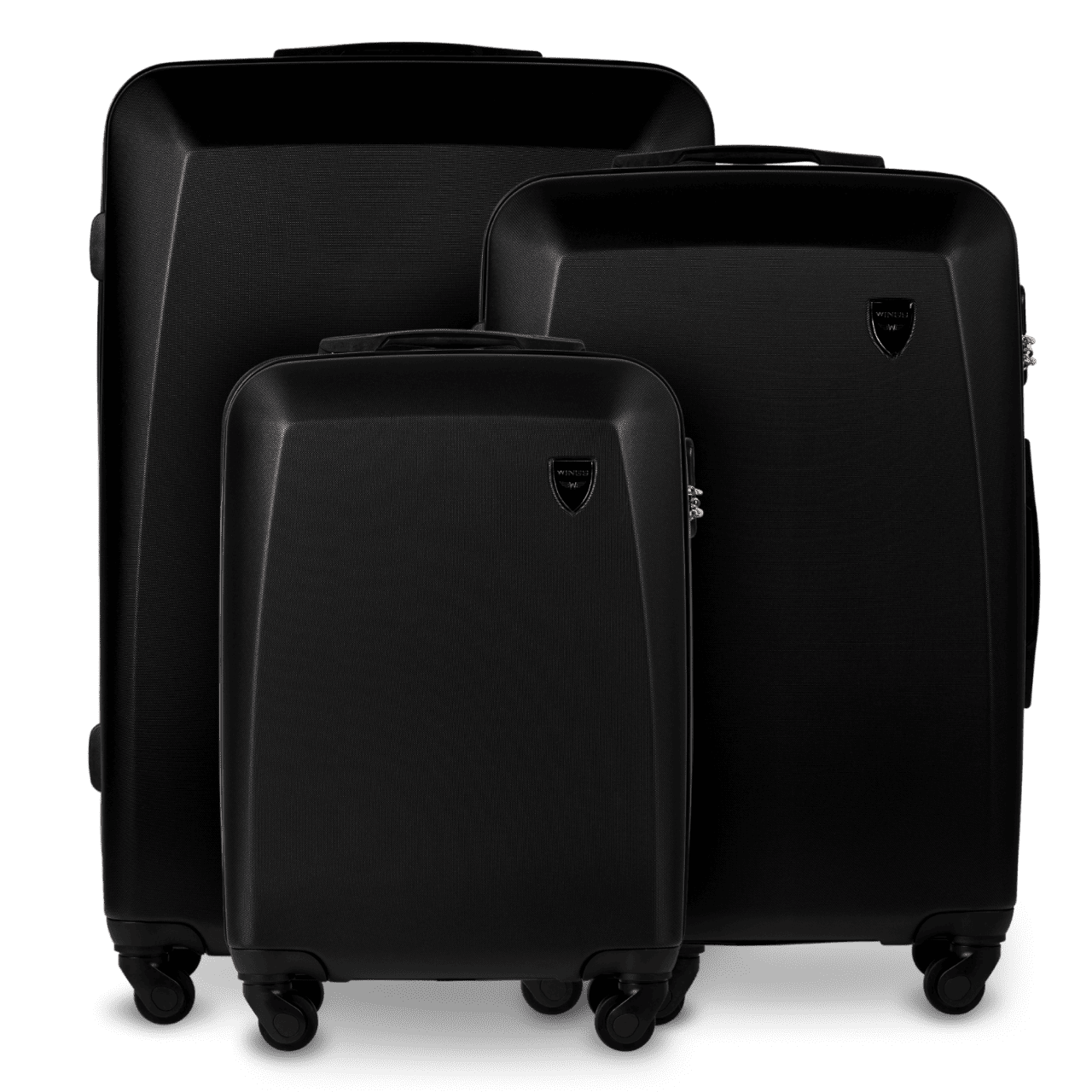 ZESTAW 3 WALIZEK WINGS PLOVER BLACK