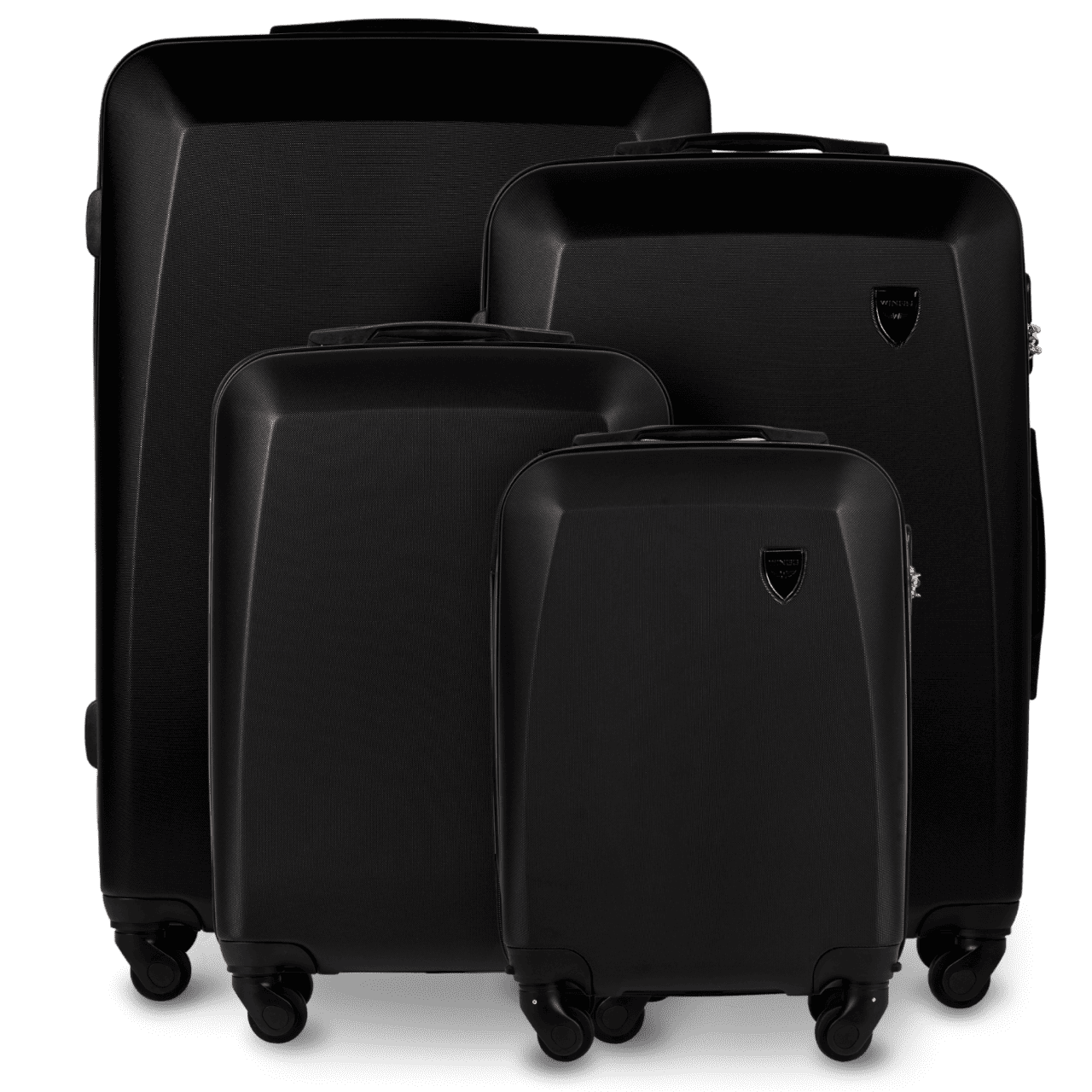 ZESTAW 4 WALIZEK WINGS PLOVER BLACK