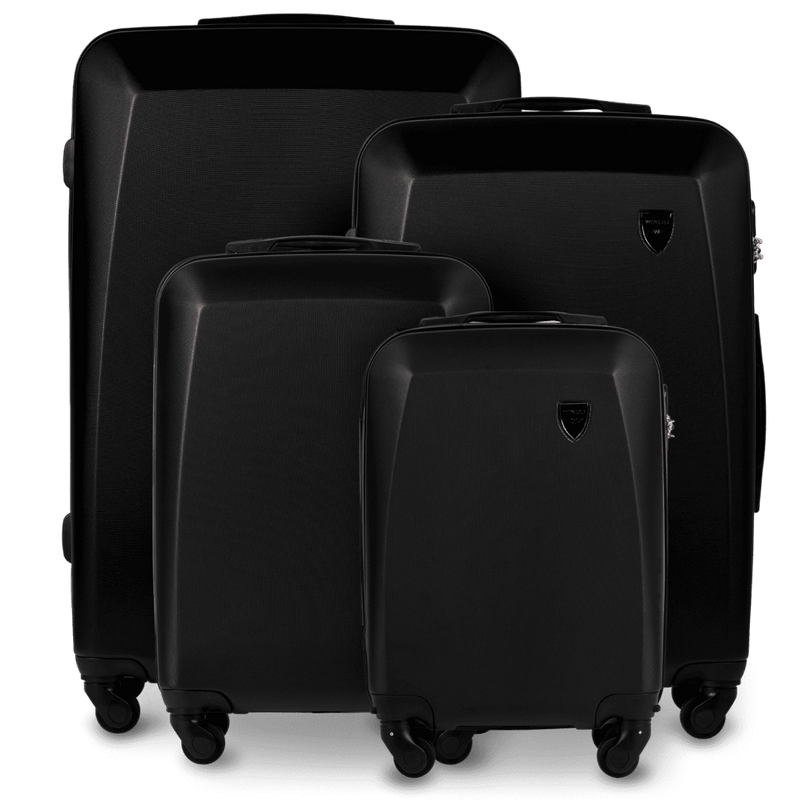 ZESTAW 4 WALIZEK WINGS PLOVER BLACK
