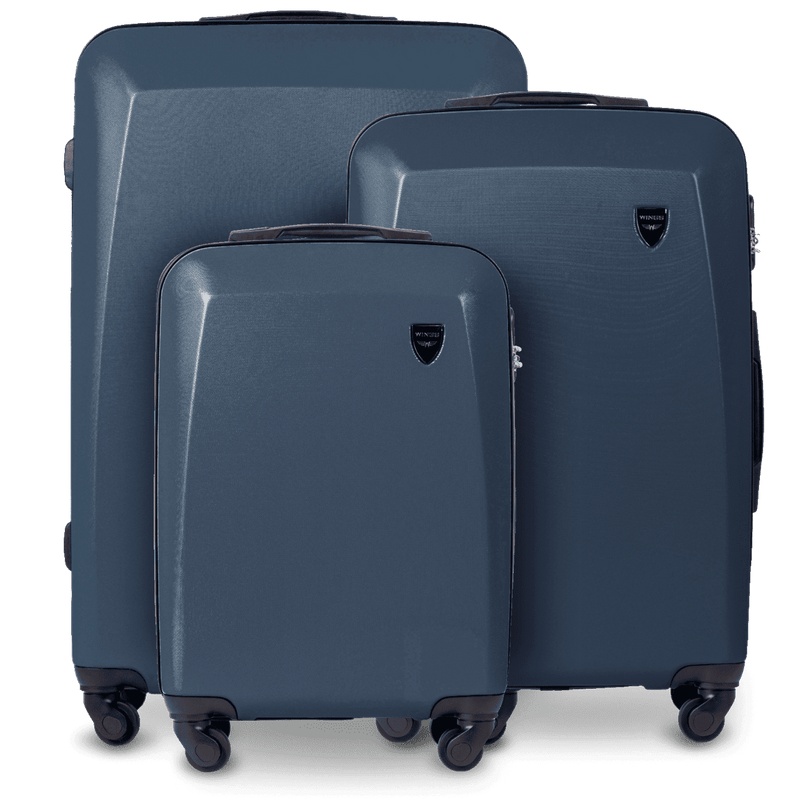 ZESTAW 3 WALIZEK WINGS PLOVER DARK BLUE