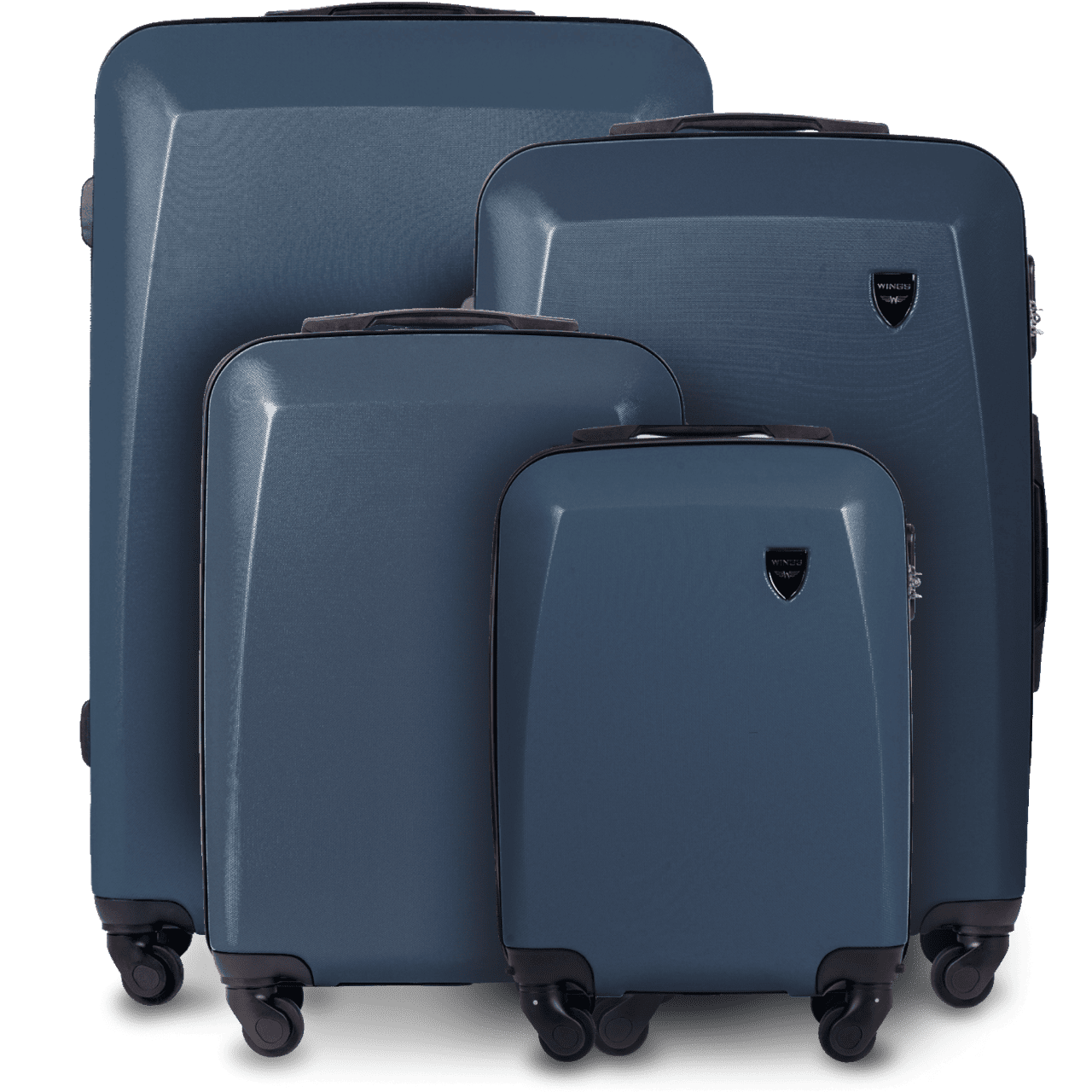 ZESTAW 4 WALIZEK WINGS PLOVER DARK BLUE