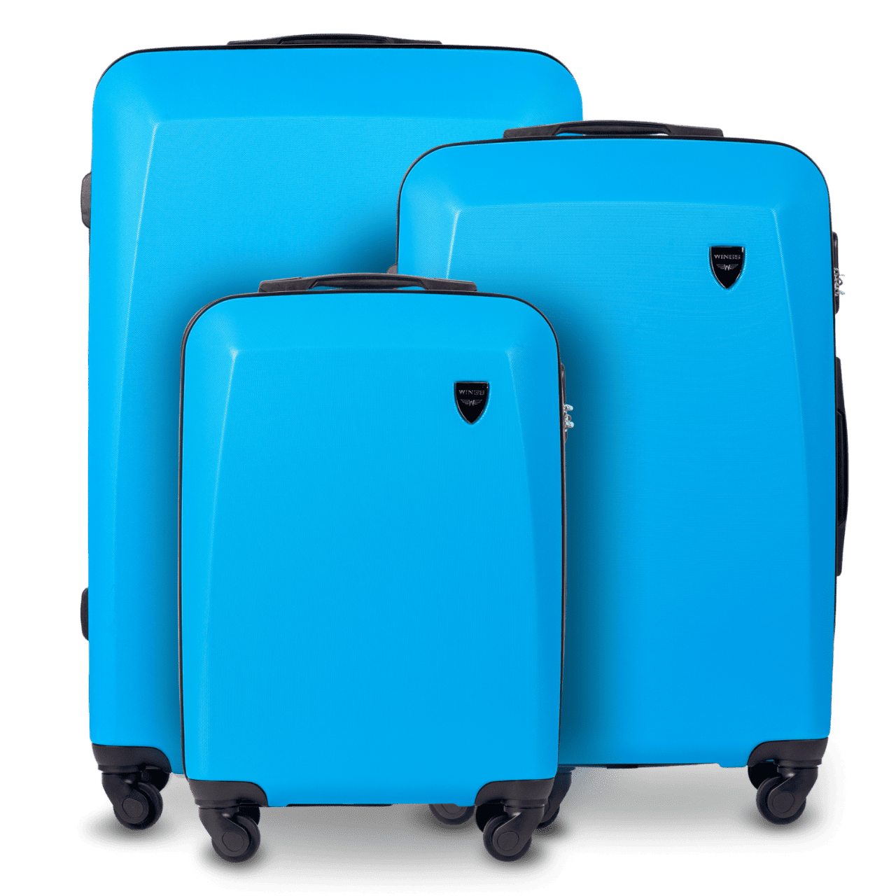 ZESTAW 3 WALIZEK WINGS PLOVER DENIM BLUE