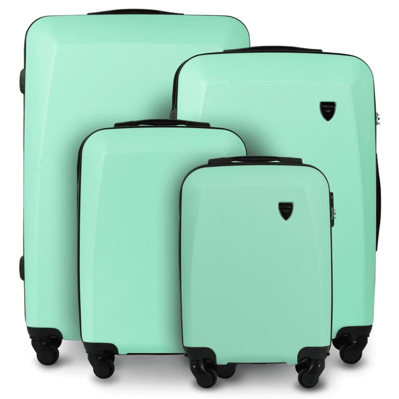 ZESTAW 4 WALIZEK WINGS PLOVER LIGHT GREEN