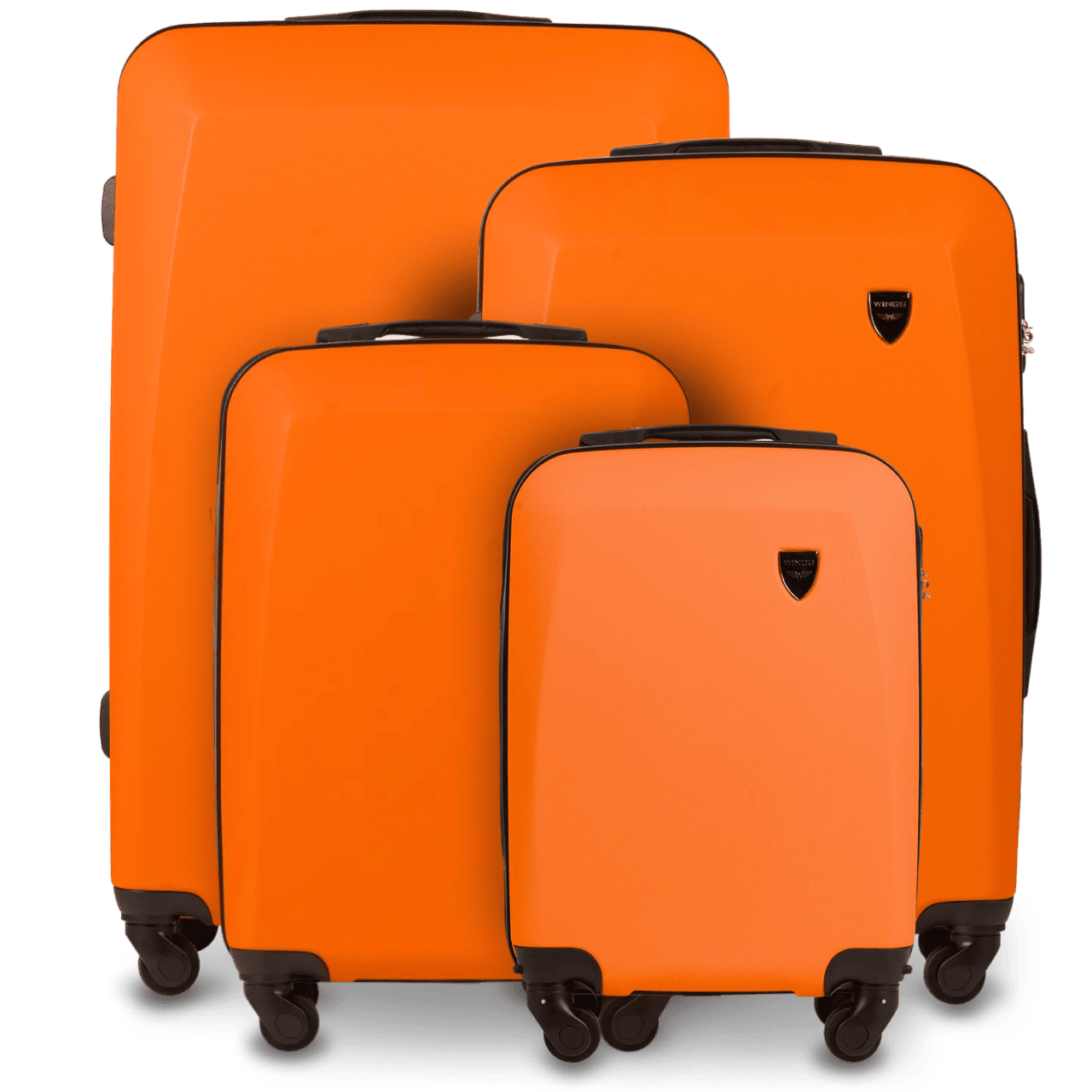 ZESTAW 4 WALIZEK WINGS PLOVER ORANGE