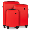 ZESTAW 3 WALIZEK WINGS PLOVER RED