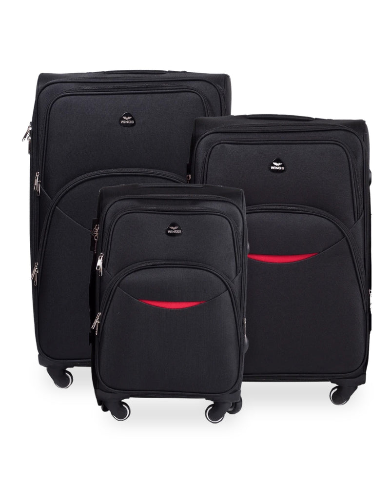 Zestaw 3 walizek Wings EAGLE 1708 BLACK