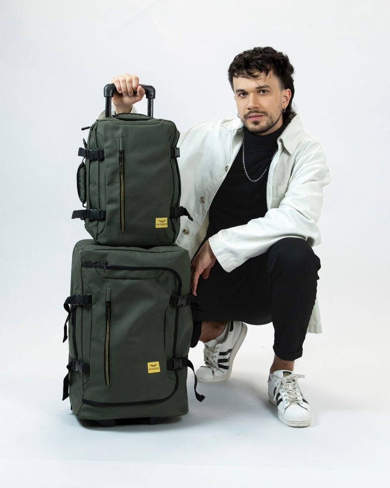 WINGS Walizka miękka S 20" PARTRIGE Dark Green