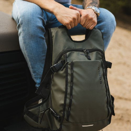 WINGS Plecak podróżny ROOK  dark green