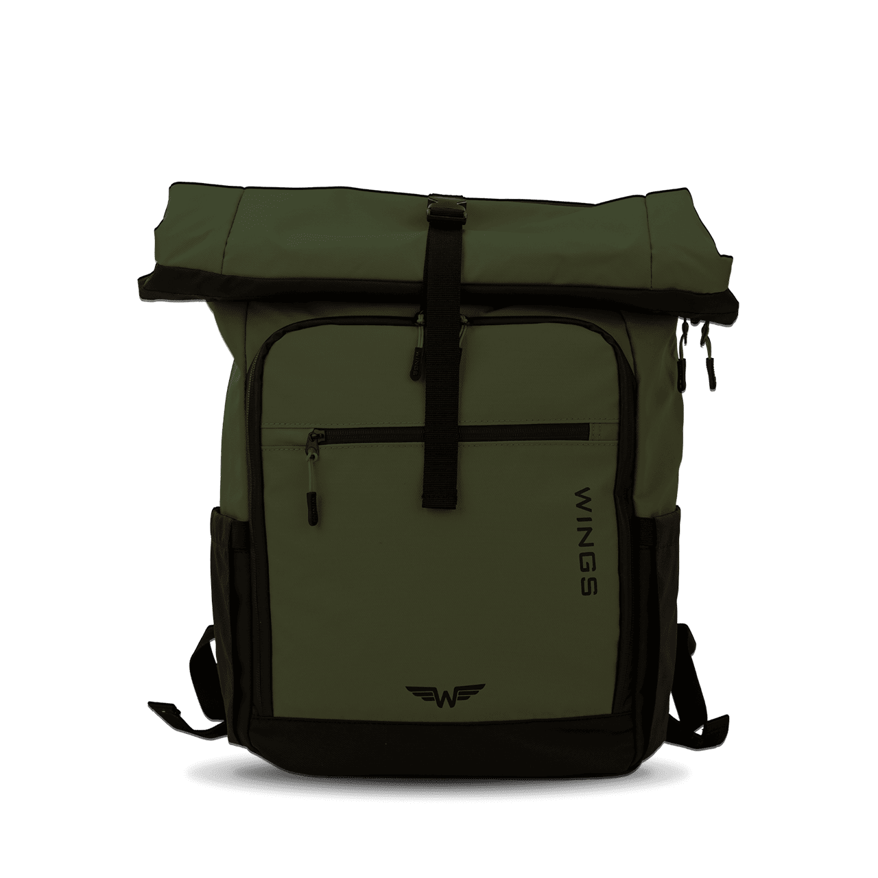 WINGS Plecak podróżny zwijany 29 L ROOK dark green