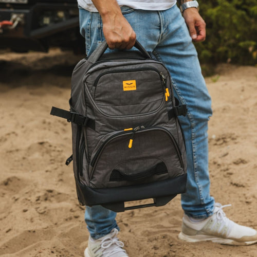 WINGS Plecak z funkcją torby na kółkach TURNSTONE 1816 Dark Grey