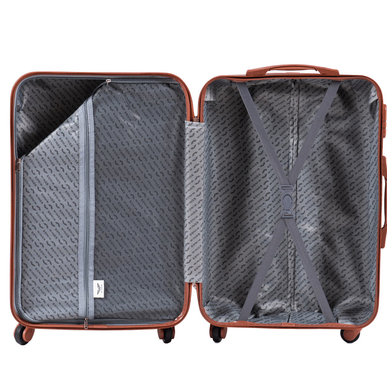 Walizka kabinowa twarda Wings Albatross 20" BLUE